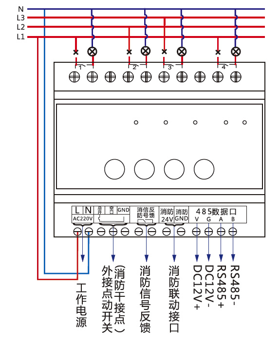 远程集中控制与就地控制  ·应急手动控制  ·掉电记忆,断电自锁